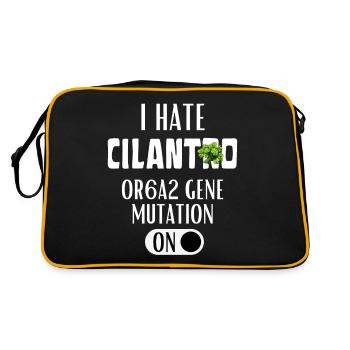 I HATE CILANTRO GENE MUTATION ON - Retro Bag - black/gold - Back