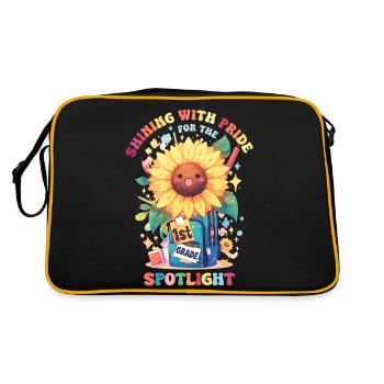 Shinging With Pride Tournesol kawaii de 1ère classe - Sac Retro - noir/or - Dos