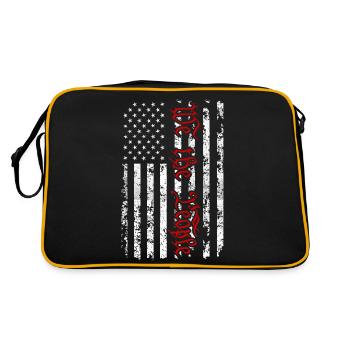We the People - Founding Fathers Constitution - Retro Bag - black/gold - Back