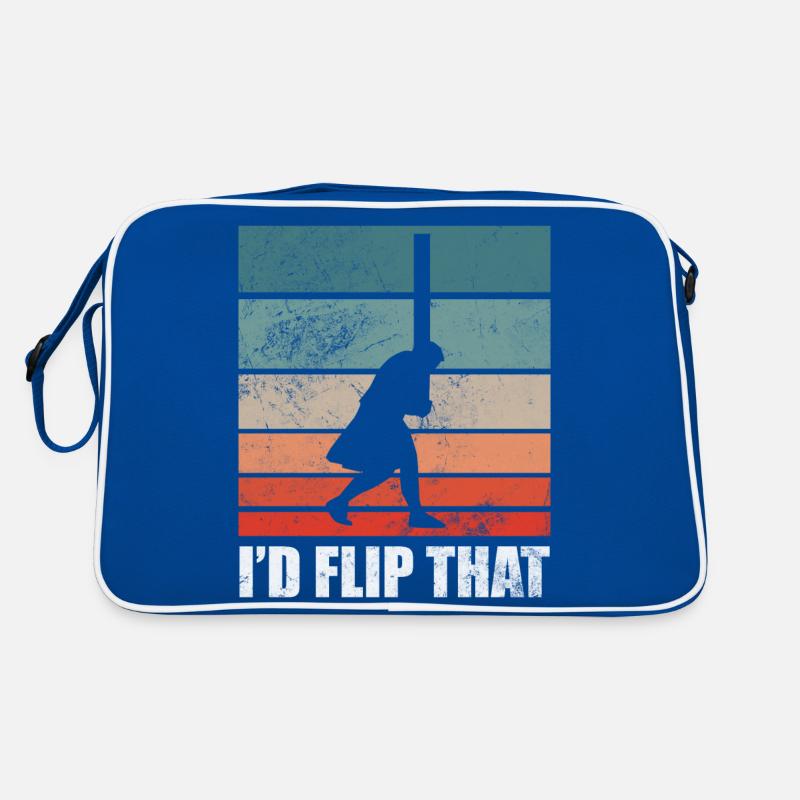 I'd Flip That Caber Toss Tree Trunk Throwing Retro Bag