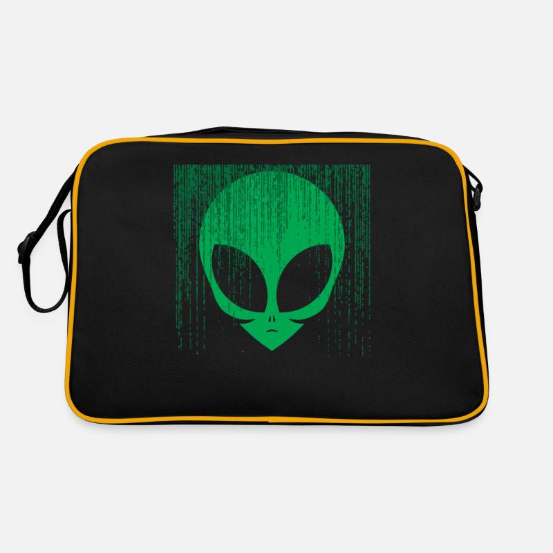 Extraterrestrische Algorithmen Codes Effekt Alien Wortspiel Retro Tasche