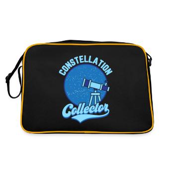 Constellation Collector Astronomy Telescope Starga - Retro Tasche - Schwarz/Gold - Hinten
