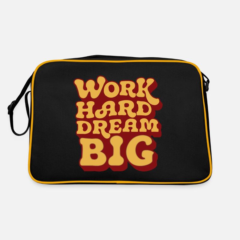 WORK HARD DREAM BIG Retro Bag