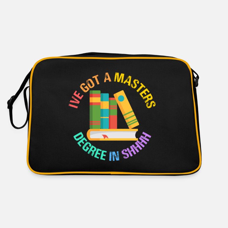 I've Got A Masters Degree In Shhhh Library Retro Tasche