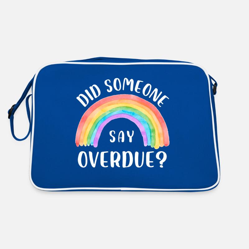 Did Someone Say Overdue Library Assistant Retro Bag