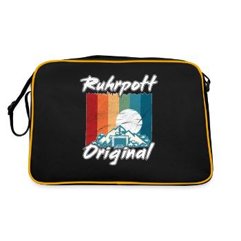Ruhrpott Original Retro Sunset Mine - Sac Retro - noir/or - Dos