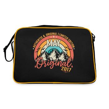 Mai 2017 Mai anniversaire 2017 Mai Originale - Sac Retro - noir/or - Dos