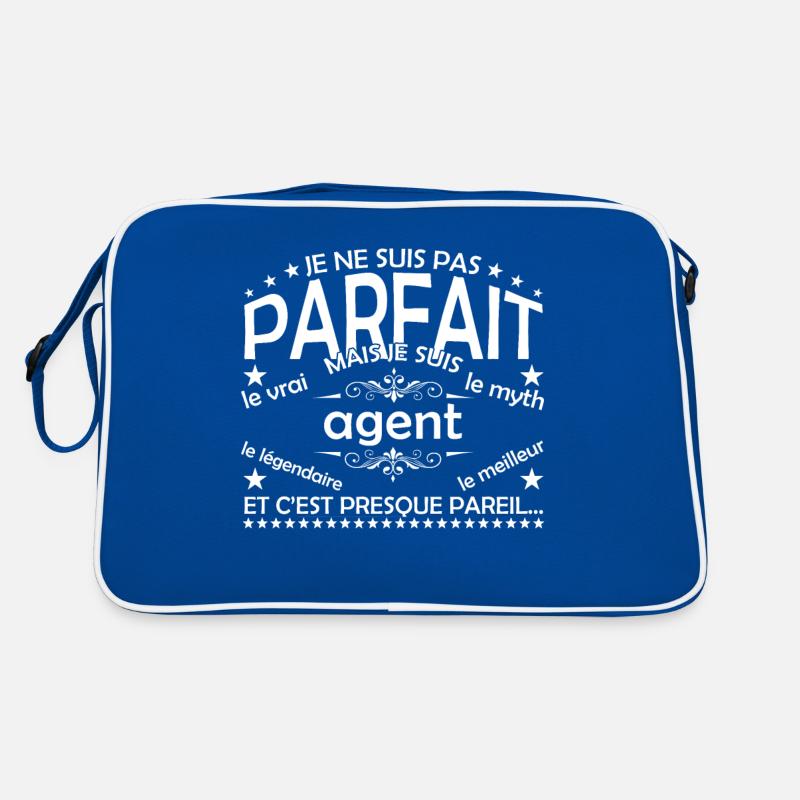 Agent, der einzige Agent, der echte Agent Retro Tasche