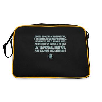 A report of pure invention... Cult replica - Retro Bag - black/gold - Back