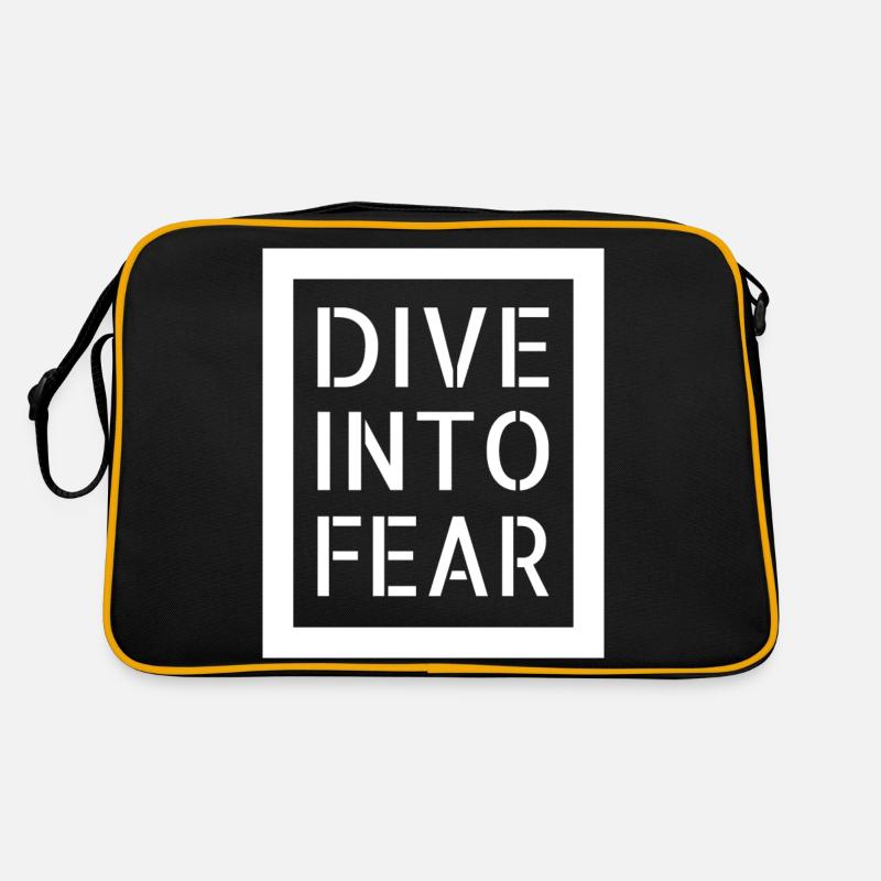 embracing courage courage mindset Retro Tasche