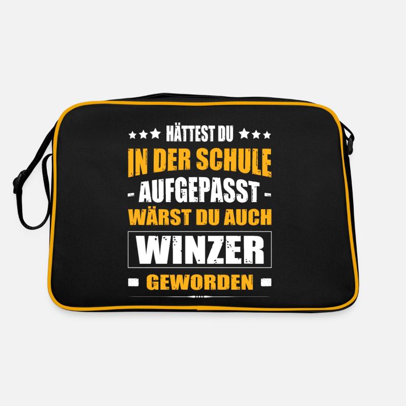 Hättest Du Mal In Der Schule Aufgepasst Winzer Retro Tasche