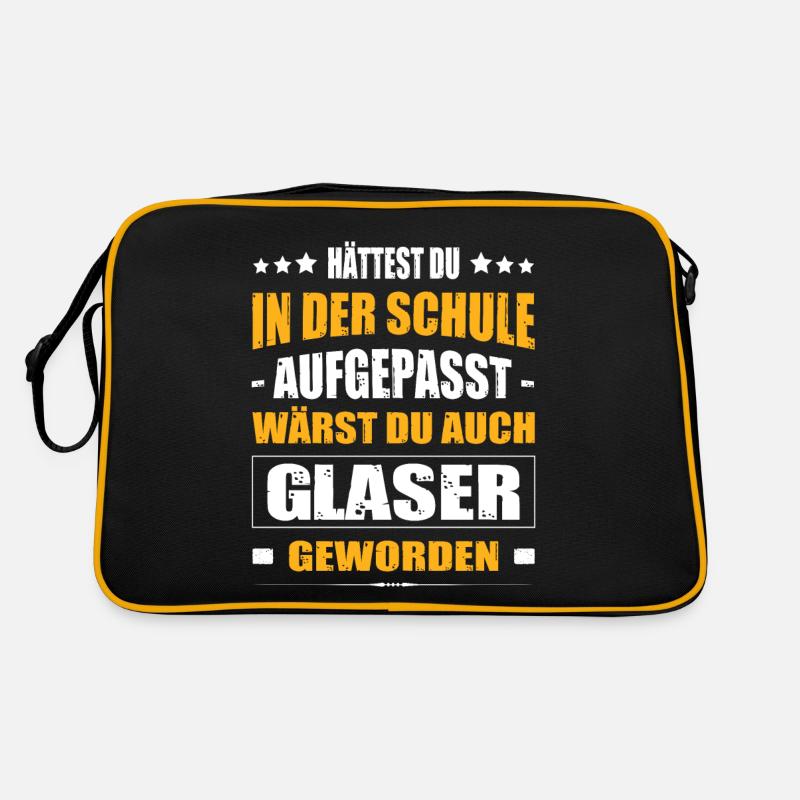 Hättest Du Mal In Der Schule Aufgepasst Glaser Retro Tasche