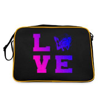 Free Dive Diving Scuba Diver Herren Diver - Retro Tasche - Schwarz/Gold - Hinten