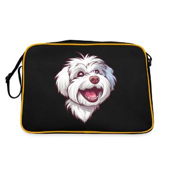 Bolognaise | Bolognaise | Illustration de dessin animé - Sac Retro - noir/or - Dos