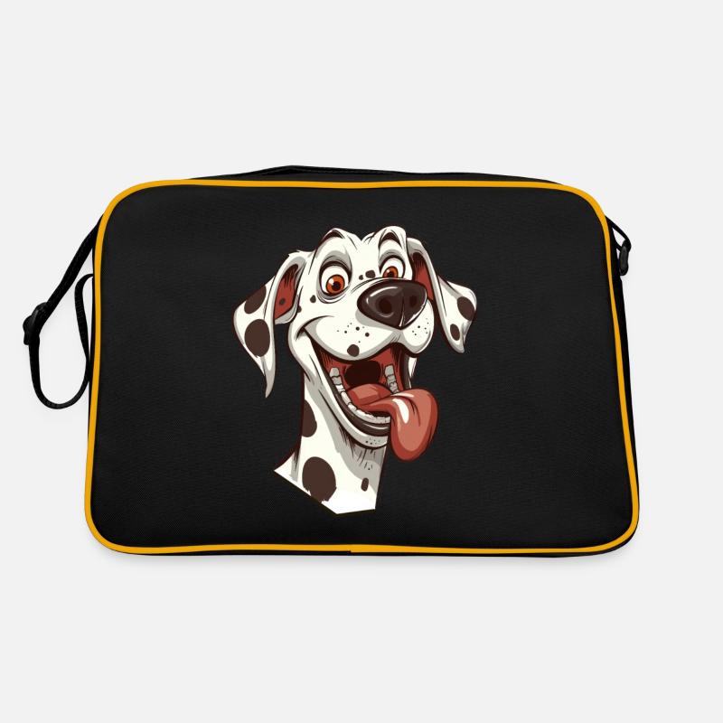 Dalmatien | Dalmatien | Illustration de dessin animé Sac Retro