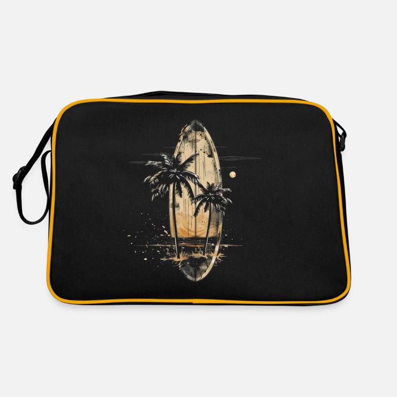 Surfer Geschenk Vintage Surfen Retro Tasche