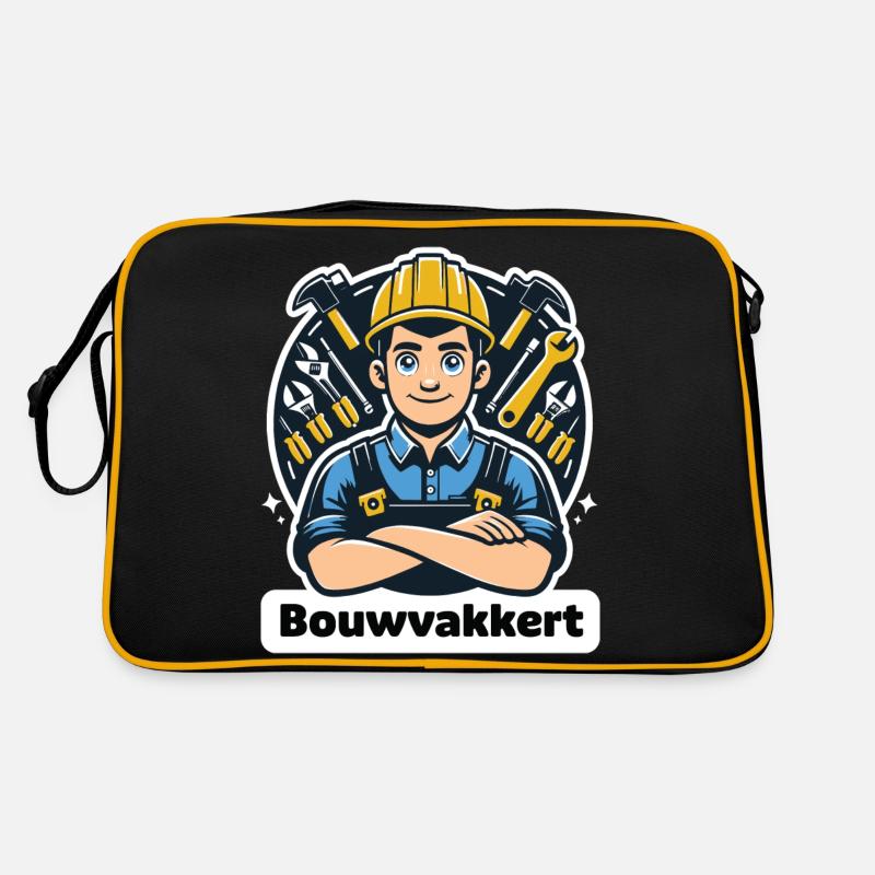 Bauarbeiter Retro Tasche