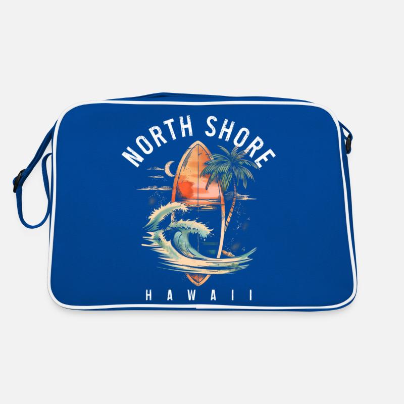 Surfing Hawaii Vintage Surfer Gift Retro Bag