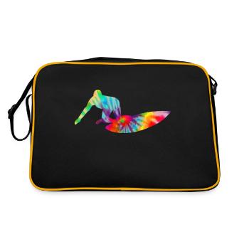 Surfing Vintage surfeur cadeau - Sac Retro - noir/or - Dos