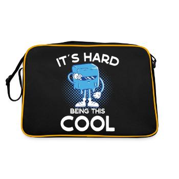 Eau glacée C’est difficile d’être cette idée cadeau cool - Sac Retro - noir/or - Dos