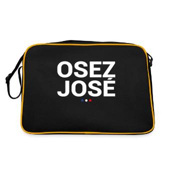 Dare José! Cult slogan - TV series fans - Retro Bag - black/gold - Back