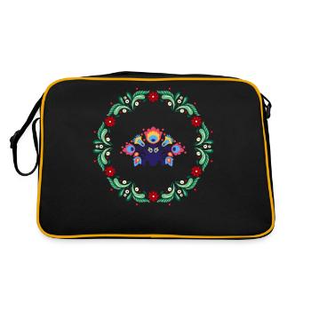 I Love Folk - Retro Bag - black/gold - Back