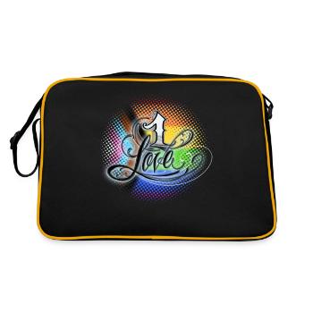 Une fierté d’amour - Sac Retro - noir/or - Dos