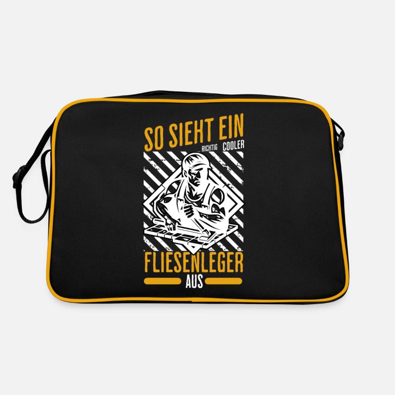 This is what a really cool tiler looks like Retro Bag
