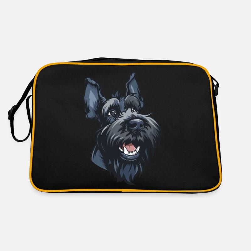 Kerry Blue Terrier | Blauer Irischer Terrier Retro Tasche