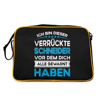 Je suis ce tailleur fou légendaire - Sac Retro - noir/or - Dos
