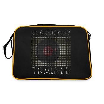 Classically Trained Vintage Turntables - Retro Bag - black/gold - Back