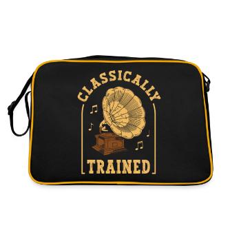 Classically Trained Vintage Record Player - Retro Bag - black/gold - Back