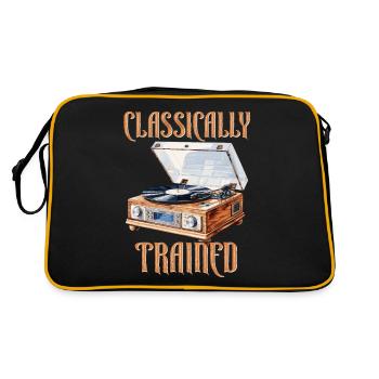 Classically Trained Vintage Record Player - Retro Bag - black/gold - Back