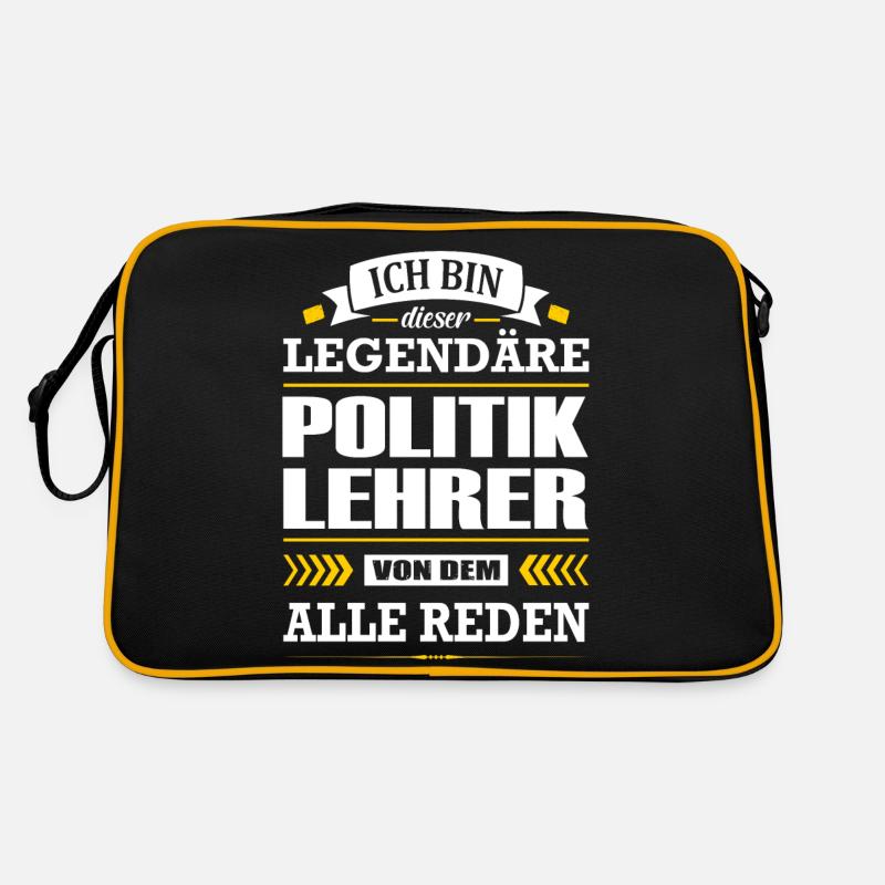 Ich Bin Dieser Legendäre Politiklehrer Lehrer Retro Tasche