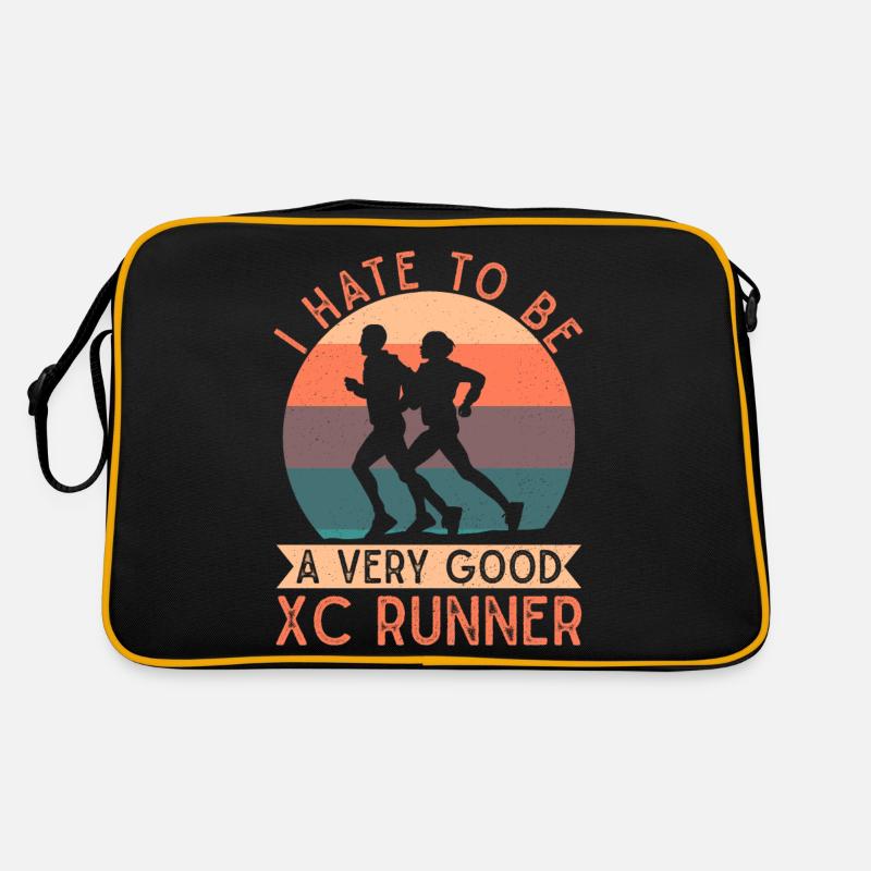 Cadeau de course XC amusant XC Runner Edition Sac Retro