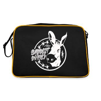Le pire âne - Sac Retro - noir/or - Dos