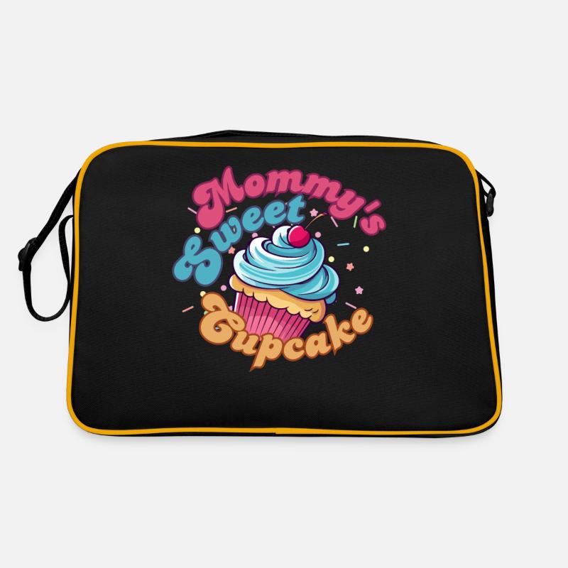 Mamas süßer Cupcake Retro Tasche