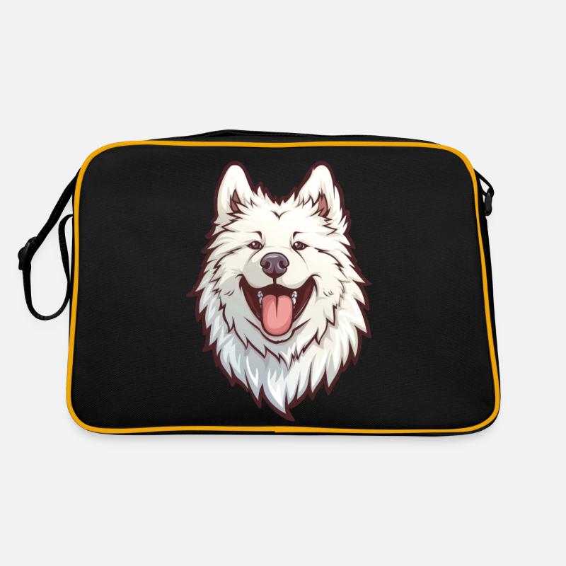 Samojede | Samoyed | Cartoon Artwork Retro Tasche