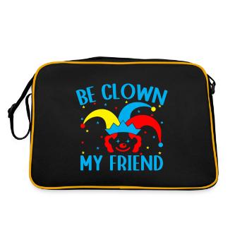 Être Clown mon ami Cirque Interprète Costume cadeaux - Sac Retro - noir/or - Dos