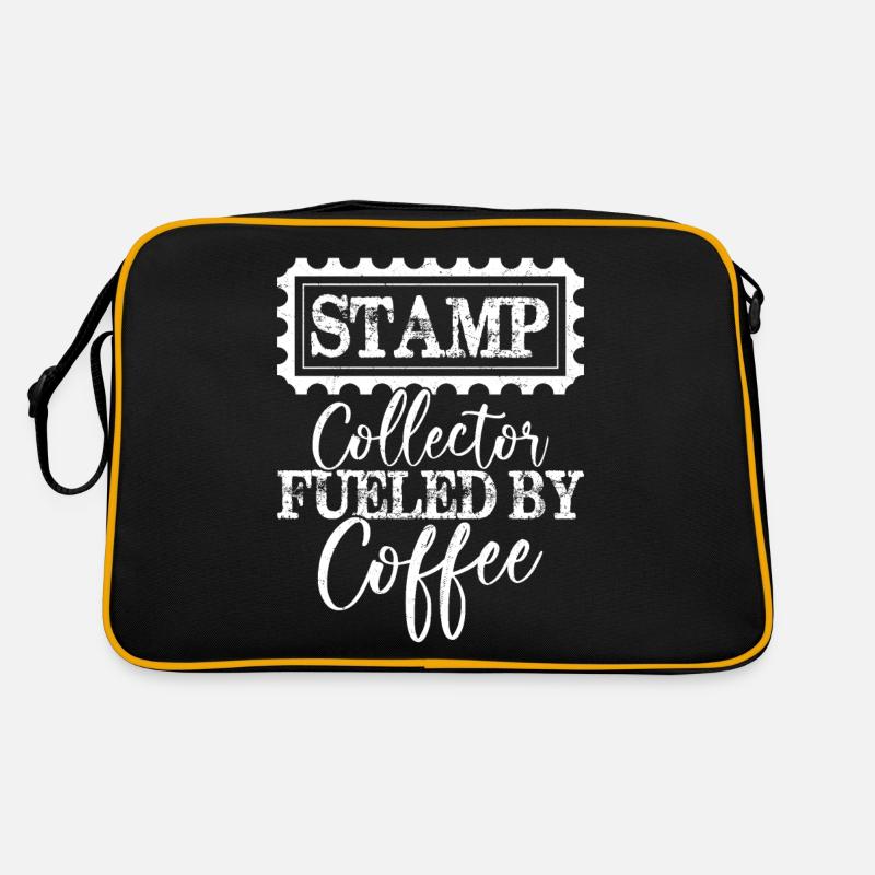 Caffeine & Collections: Stamp Collector's Ritual Retro Bag