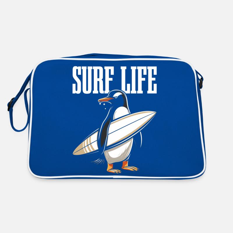 Surf pingouin drôle surfeur cadeau Sac Retro