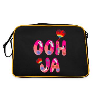 Ooh ouais - Sac Retro - noir/or - Dos