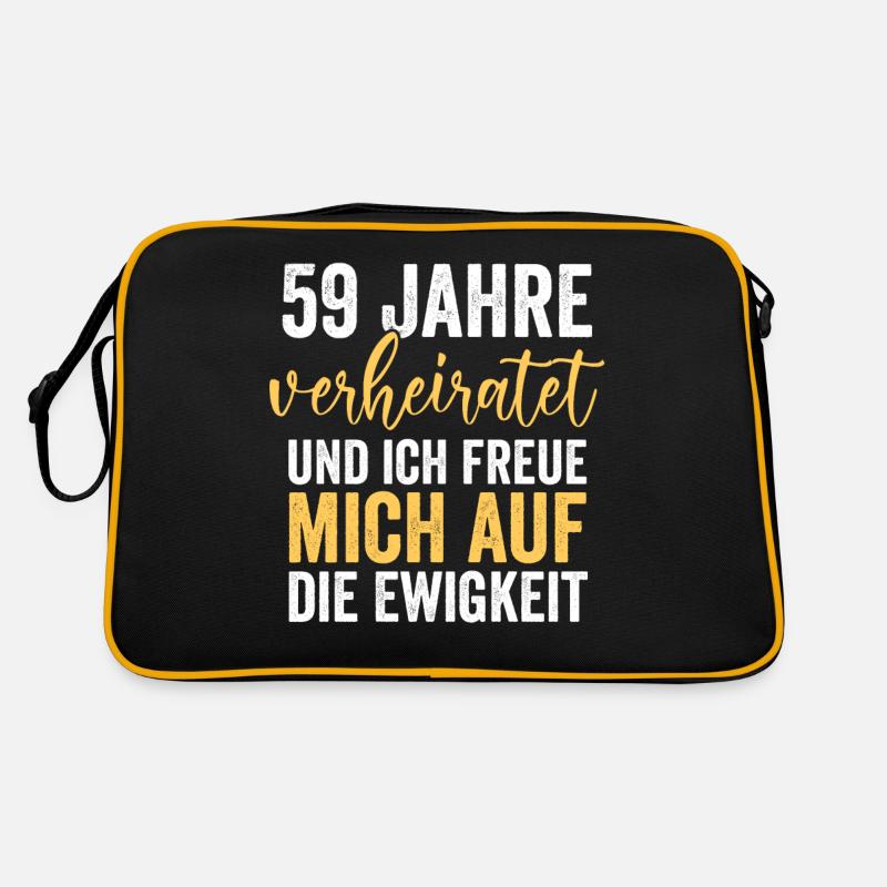 Mariage Mariage de marée 59 ans de mariage Sac Retro