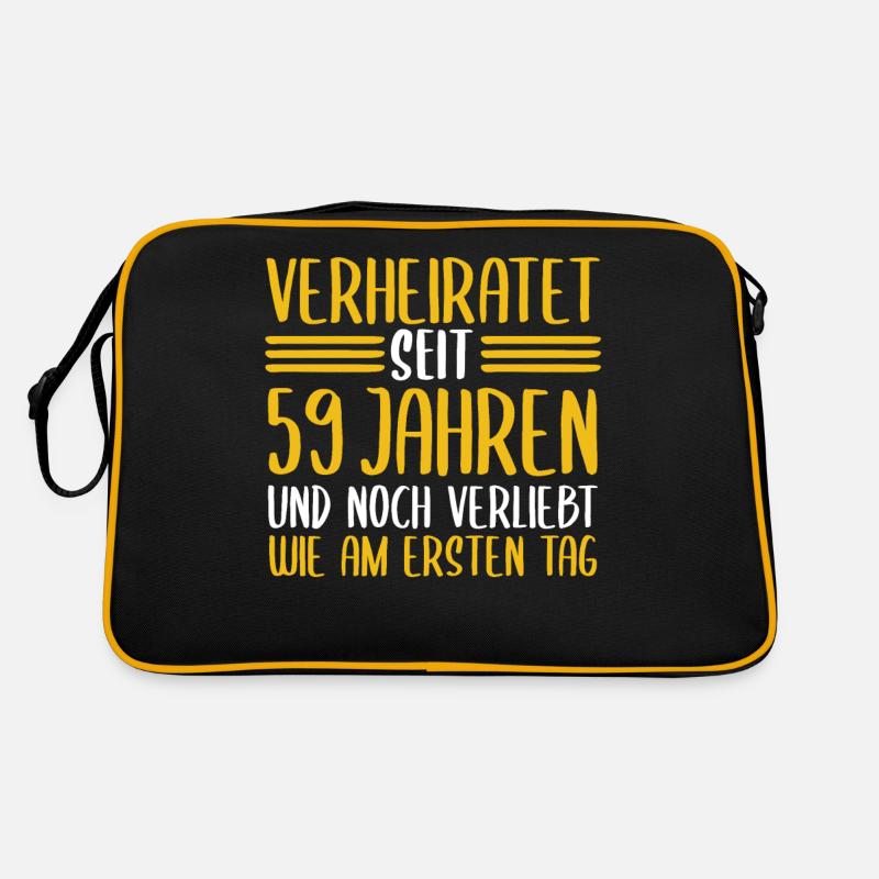 Mariage Mariage de marée 59 ans de mariage Sac Retro