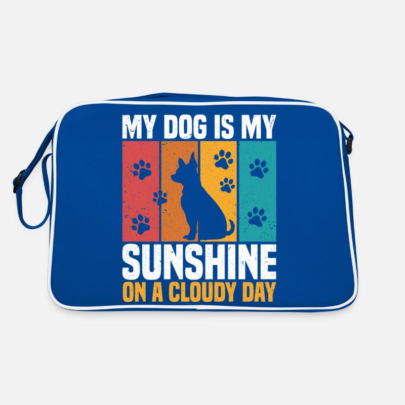Mon chien est mon soleil par temps nuageux Sac Retro