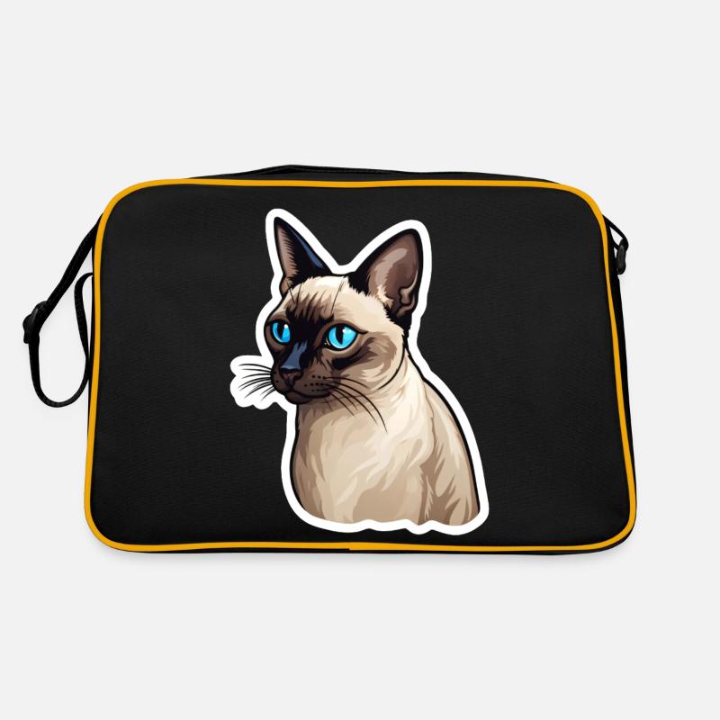 Siamese cat Retro Bag