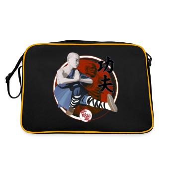 Shaolin Kung Fu - Retro Bag - black/gold - Back