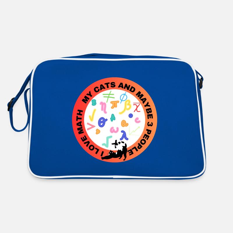 I love math and my cat Retro Bag