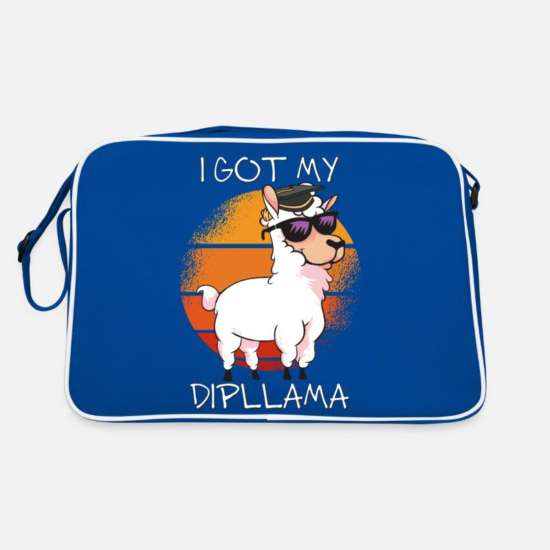 J’ai eu mon Dipllama LLama L’amant Vintage de l’école Sac Retro
