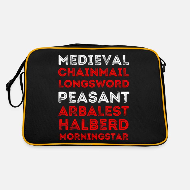 Funny Medieval Peasant Knight Weapons Jousting Retro Bag